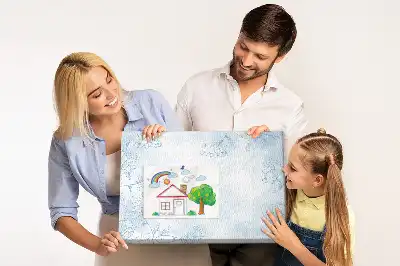 Kork Pinnwand Pflanzenskizze