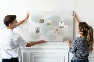 Bilder-Korktafel Bälle Abstraktion