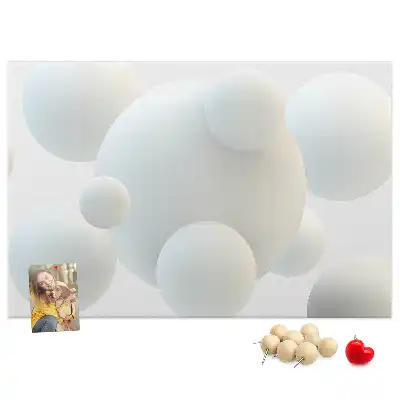 Bilder-Korktafel Bälle Abstraktion