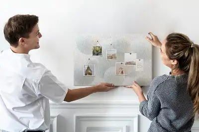 Bilder-Korktafel Bälle Abstraktion