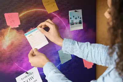 Bedruckte Korkplatte 3D Rauch Abstraktion