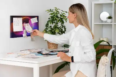 Bedruckte Korkplatte 3D Rauch Abstraktion