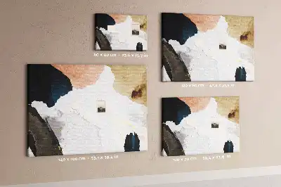 Bedruckte Korkplatte Bunte malerische Akzente