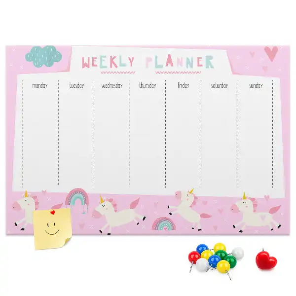 Pinnwand Wochenplaner für Kinder