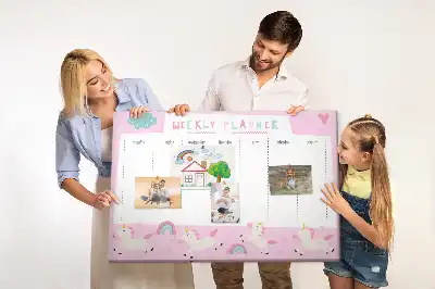 Pinnwand Wochenplaner für Kinder