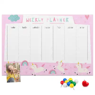Pinnwand Wochenplaner für Kinder