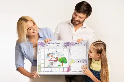 Bilder-Korktafel Plan für den ganzen Monat