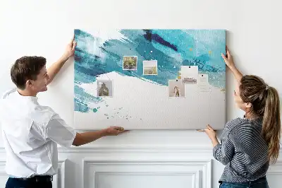 Bilder-Korktafel Pinselstriche