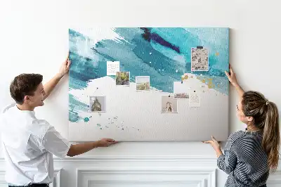 Bilder-Korktafel Pinselstriche