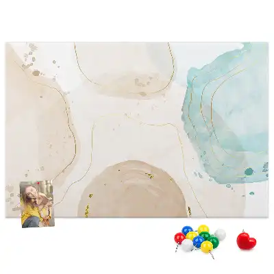 Bilder-Korktafel Aquarell Flecken