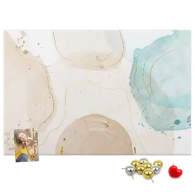 Bilder-Korktafel Aquarell Flecken
