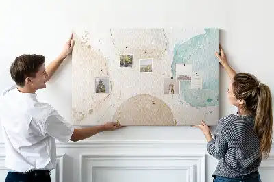 Bilder-Korktafel Aquarell Flecken