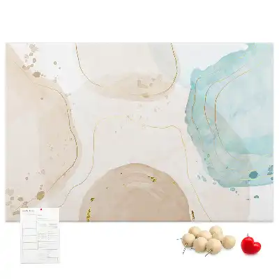 Bilder-Korktafel Aquarell Flecken