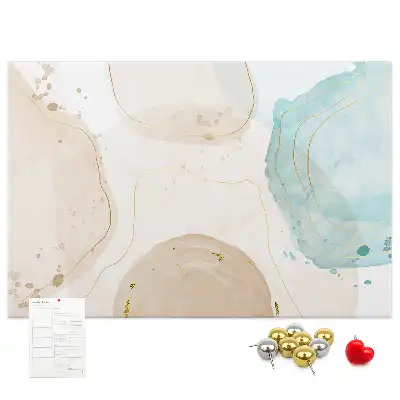 Bilder-Korktafel Aquarell Flecken