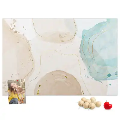 Bilder-Korktafel Aquarell Flecken