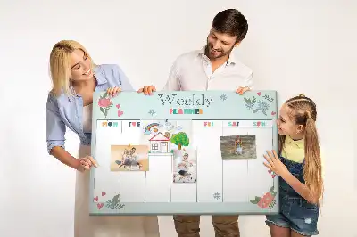 Kork Pinnwand Wöchentliche Aufgabenverteilung Haus
