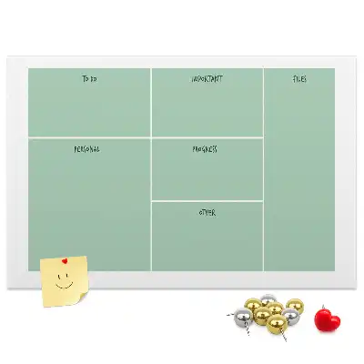 Bilder-Korktafel Büro-Organizer