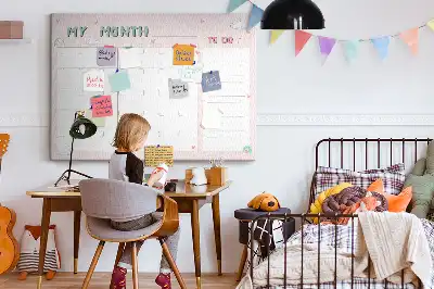 Bilder-Korktafel Monatsplaner für Kinder