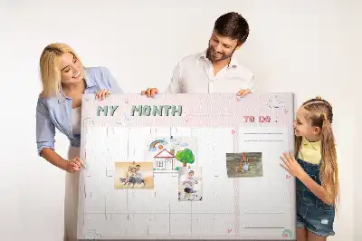 Bilder-Korktafel Monatsplaner für Kinder