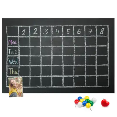 Bedruckte Korkplatte Stundenplan des Kindes