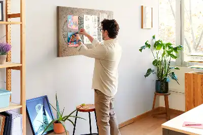 Bedruckte Kork-Weltkarte