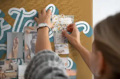 Kork Pinnwand Lass uns auf eine Reise gehen
