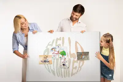 Bedruckte Korkplatte Hallo Sommer