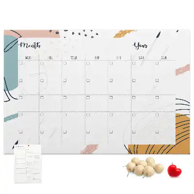 Bedruckte Korkplatte Business-Organizer