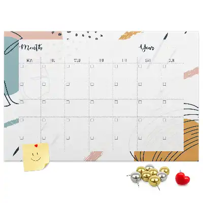 Bedruckte Korkplatte Business-Organizer