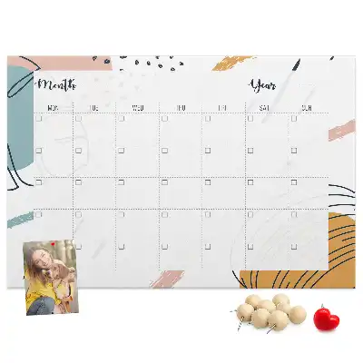 Bedruckte Korkplatte Business-Organizer