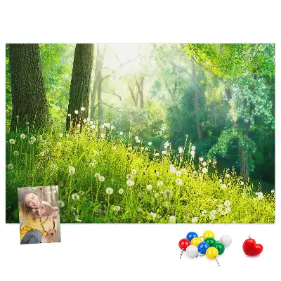 Kork Pinnwand Frühlingsnatur