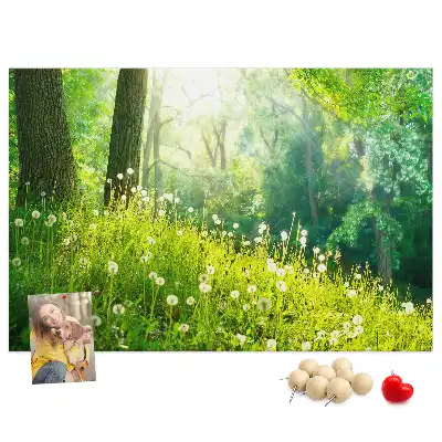 Kork Pinnwand Frühlingsnatur