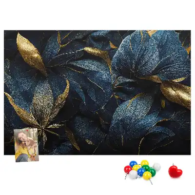 Bedruckte Korkplatte Künstlerische Blumenmuster