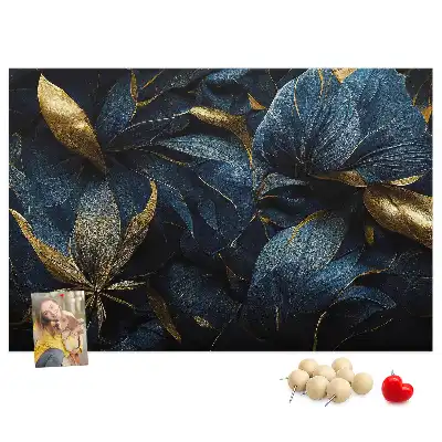 Bedruckte Korkplatte Künstlerische Blumenmuster