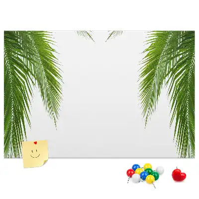 Kork Pinnwand Blätter Palme Natur