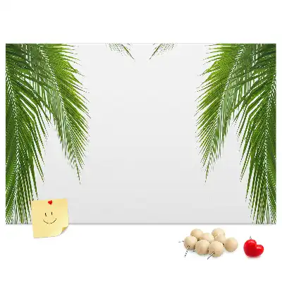 Kork-Pinnwand in Palmenblatt-Naturform