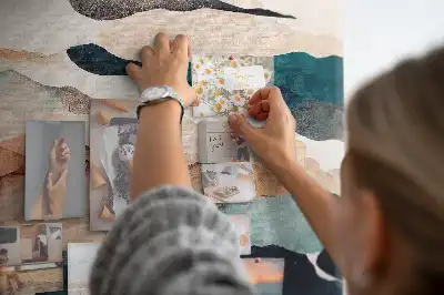 Bilder-Korktafel Moderne Vision der Natur
