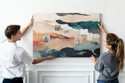 Bilder-Korktafel Moderne Vision der Natur