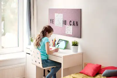 Kork Pinnwand Yes You Can