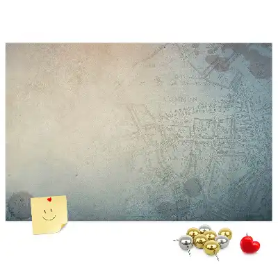 Vintage Pinnwand im Krimi-Design