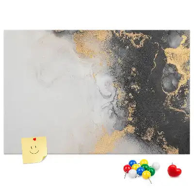 Bedruckte Korkplatte Marmor Kunst