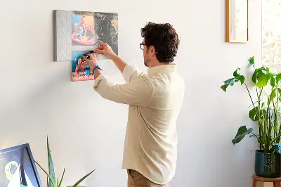 Bedruckte Korkplatte mit Marmor-Optik