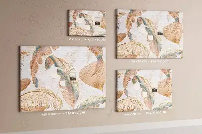 Pinnwand Blättermuster Natur