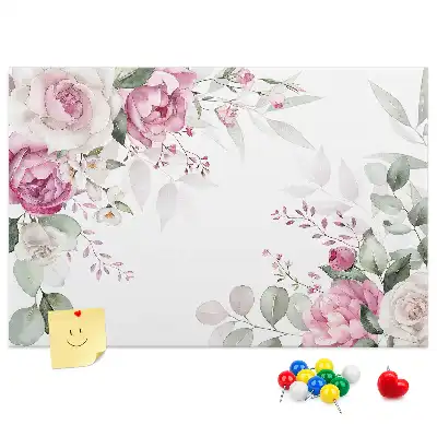 Pinnwand Blumenrahmen