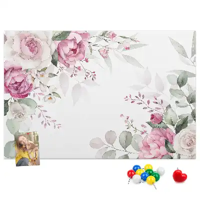 Pinnwand Blumenrahmen