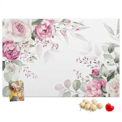 Pinnwand Blumenrahmen