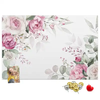 Pinnwand Blumenrahmen