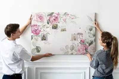 Pinnwand Blumenrahmen