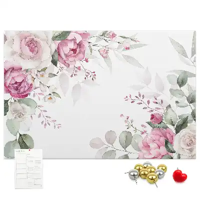 Pinnwand Blumenrahmen