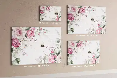 Pinnwand Blumenrahmen